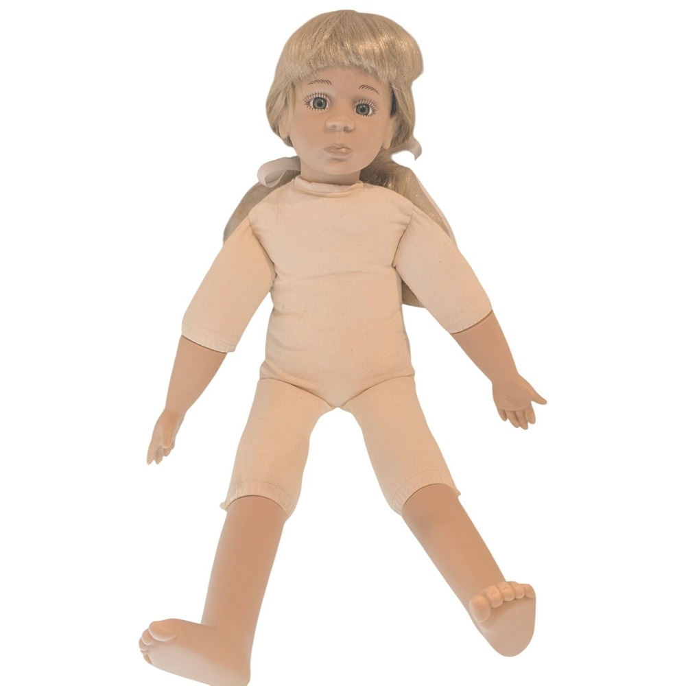 Vintage Syndee's Crafts Ltd 1993 "Morgan" 24" Vinyl & Cloth Doll Collectible